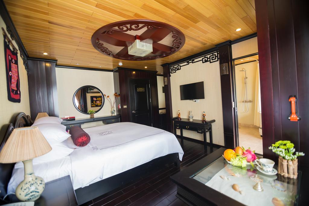 Dragon Legend Cruise Hotel ฮาลอง ห้อง รูปภาพ